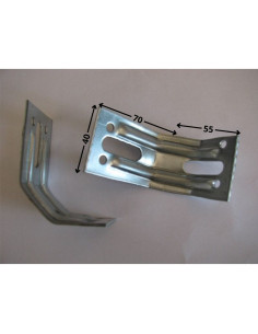 Equerre de fixation réglable 70X55X40 Epaisseur 2 Acier... 2