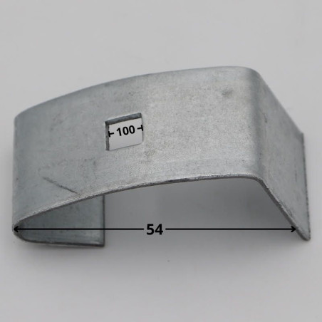 AGRAPHES Forte tenue à la corrosion Acier galvanisé à chaud Pour IPN 100 Longueur 54 41030