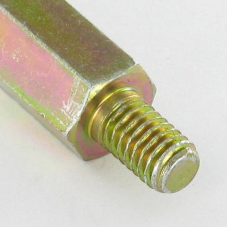 RALLONGE Hexagonal Mâle femelle M6X10 10X80 TB6X15 Bichromaté