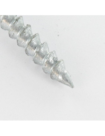 Vis à bourrer Forte tenue à la corrosion Acier galvanisé à chaud Tête ronde TR Fendue 5X60 R23260