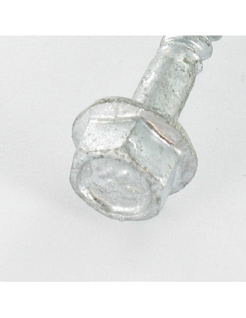 Vis à bourrer Forte tenue à la corrosion Acier galvanisé à chaud Tête ronde TR Fendue 5X60 R23260