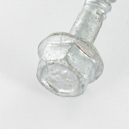 Vis à bourrer Forte tenue à la corrosion Acier galvanisé à chaud Tête ronde TR Fendue 5X60 R23260