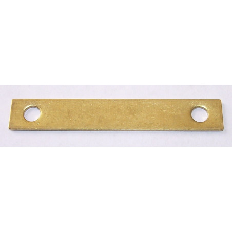 Plaquettes Laiton 6X38X0.8