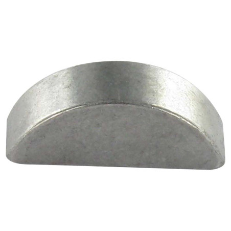 Clavette disque demie lune Acier brut 10X11 Longueur 28