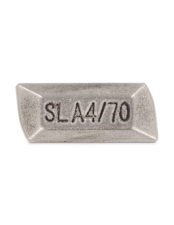 Vis métaux Tête rectangulaire 14X33.7X10.5 M10X70 T40/22 Inox A4