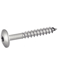 Vis de facade TORX T20 5.5X60 Diamètre de tête: 12.3 Inox A2