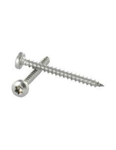 VBA Vis bois agglo Inox A2 Tête ronde TR 3.5X20 TORX T10