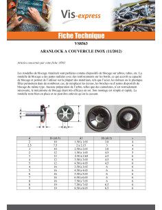 Rondelle de blocage avec capuchon ARANLOCK pour axe de... 2
