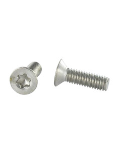 Vis métaux Tête fraisée TORX T30 M6X20 Inox A4
