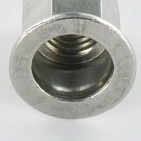 Ecrou A sertir Inox Tête plate Hexagonal M5X14 INPTH 30