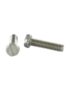 Vis métaux Tête cylindrique TC Fendue M3X20 Inox A4 microvis