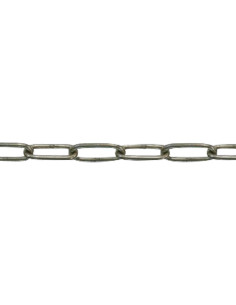 M Chaîne à MAILL Long Diamètre 5 Inox A4 (vendu au m)