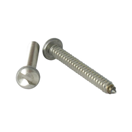 Vis tôle Inviolable Tête cylindrique TC One way 4.2X19 Inox A2