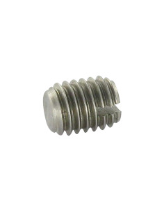 Vis métaux Sans tête Fendue Bout téton Plate M1.6X4 Inox...