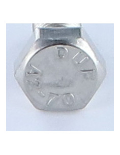Vis métaux Tête hexagonale TH M8X16 Pas fin Pas de 100... 2