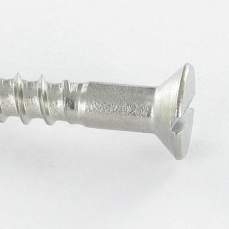 1 x Vis bois Inox A2 Tête fraisée Fendue 3X25 microvis