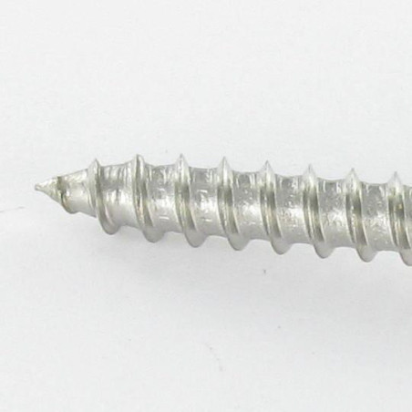 1 x Vis bois Inox A2 Tête fraisée Fendue 3X25 microvis