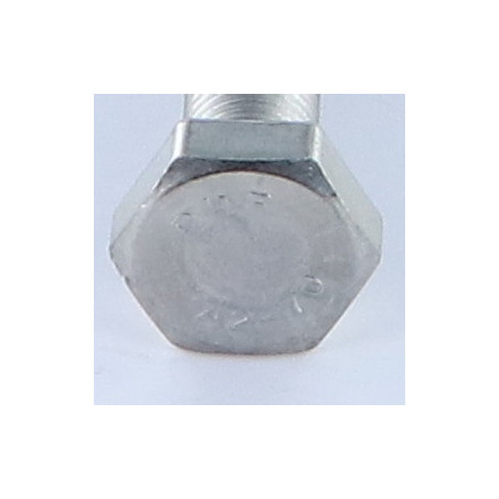 Vis métaux Tête hexagonale TH M10X30 Pas fin Pas de 125 Inox A2