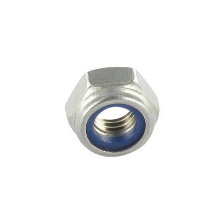 Ecrou frein Inox A2 M10 Wax lubrifié