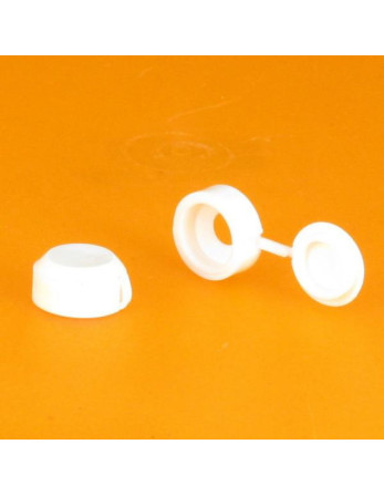 Cache vis Nylon Blanc Pour Vis 5
