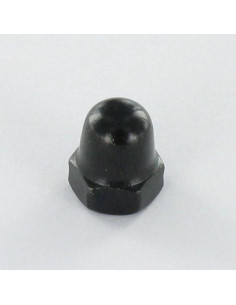 Ecrou Borgne Inox A2 Noir M5 Noir