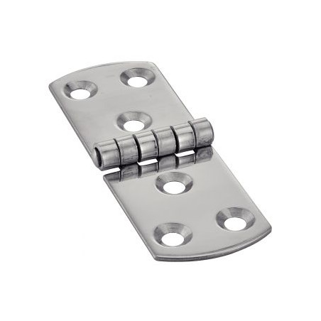 Charnière Type E 6 trous Inox A2 100X40