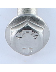 Vis métaux Tête hexagonale TH Embase lisse M10X40 Inox A2 2