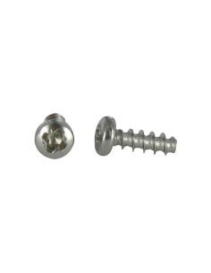 Vis pvc Tête cylindrique bombée TCB Pozi 4X12 Filet 30...