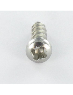Vis pvc Tête cylindrique bombée TCB Pozi 4X12 Filet 30... 2