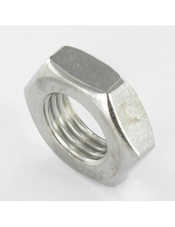 Ecrou hexagonal bas hm/contre Ecrou Inox A2 M10 Pas fin Pas de 125