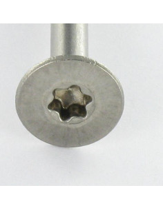 VBA Vis bois agglo Inox A2 Tête fraisée 6X220 Filetée sur... 2