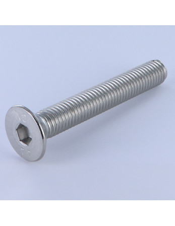 Vis métaux FHC tête fraisée empreinte hexagonale creuse Clé de 10 HC10 M16X100 Filetage total Inox A4