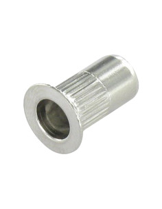 Ecrou à sertir Tête fraisée Cranté M6X16 INFC 45 Inox A2