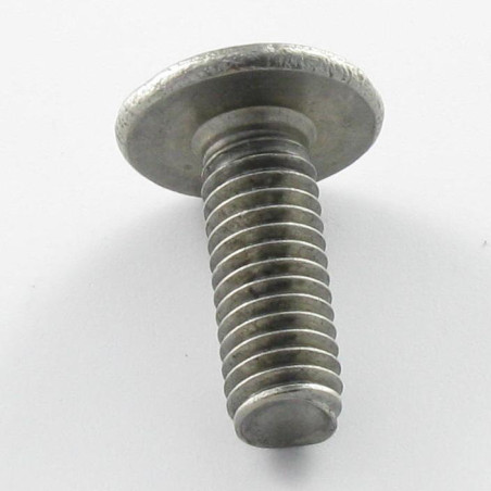 Vis métaux Poelier POZI et fendu 6X16 Inox