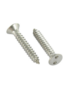Vis tôle Inviolable Tête fraisée Snake eyes 4.8X38 Inox A2