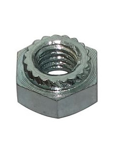 Ecrou à tole Hexagonal M12 Inox A2 Epaisseur tole 3