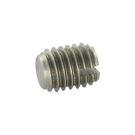 Vis métaux Sans tête Fendue Bout téton Plate M5X40 Inox A2