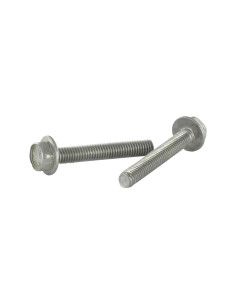 Vis métaux Tête hexagonale TH Embase lisse M6X50 Inox A2