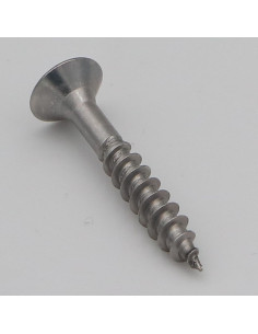 VBA Vis bois agglo Inox A2 Tête fraisée 6X40 Filetée sur... 2
