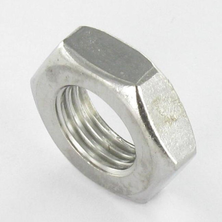 Ecrou hexagonal bas hm/contre Ecrou Inox A2 M12 Pas fin Pas de 150