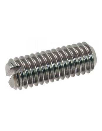 Vis métaux Sans tête Fendue Bout cuvette Inox A2 M5X10