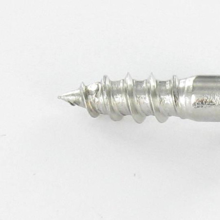 Vis bois Inox A2 Tête fraisée bombée TFB Fendue 5X25