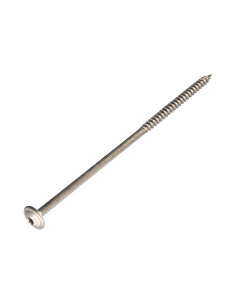 Vis charpente tête disque Inox A2 4.5X55 Filetée sur 36...
