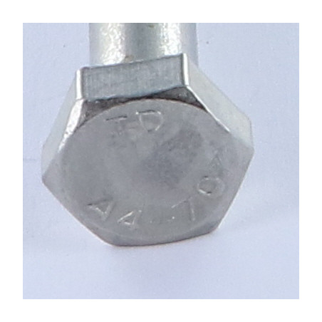 Corps de boulon filetage partiel Tête hexagonale TH M12X230 Inox A4