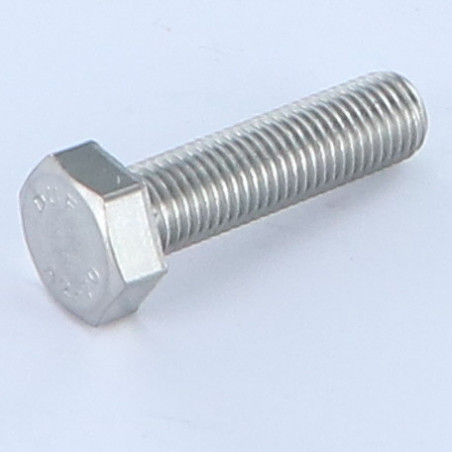 Vis métaux Tête hexagonale TH M8X40 Pas fin Pas de 100 Inox A2