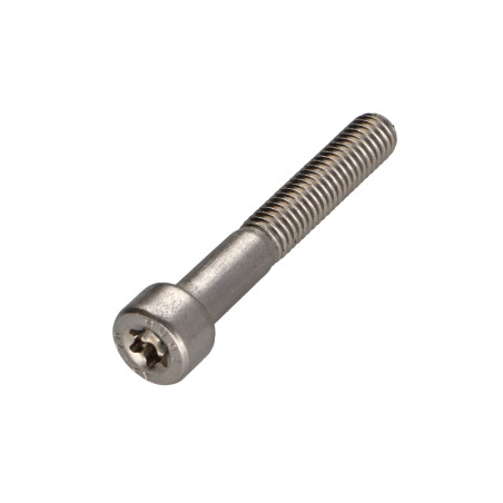 Vis métaux Tête cylindrique TC TORX T25 Inox A2 M5X40 Filetée sur 22