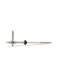 Vis double filetage panneau solaire Avec PLATINE 12X250...
