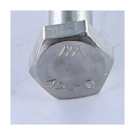 Corps de boulon filetage partiel Inox A2 Tête hexagonale TH M8X180
