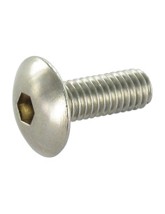 Vis métaux Poelier Clé de 4 HC4 M6X16 Inox