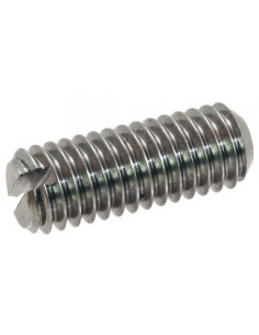 Vis métaux Sans tête Fendue Bout cuvette Inox A2 M8X12